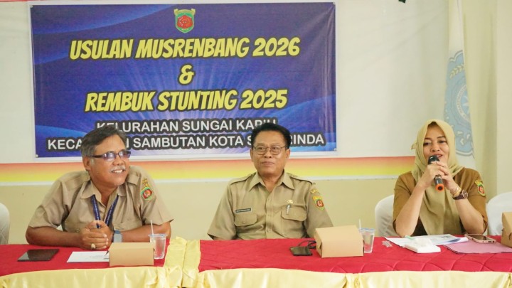 Kegiatan kelurahann Sungai Kapih Senin 13 januari 2025