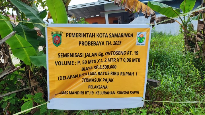Kegiatan Kelurahan Sungai Kapih, Rabu 23 Oktober 2025