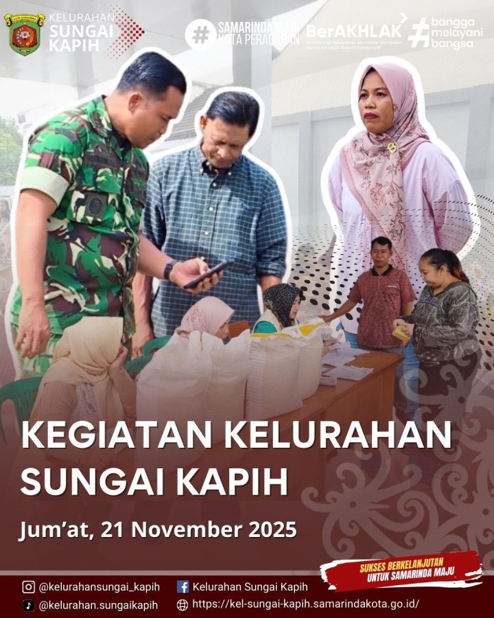 Kegiatan Kelurahan Sungai Kapih, Jumat 21 November 2025