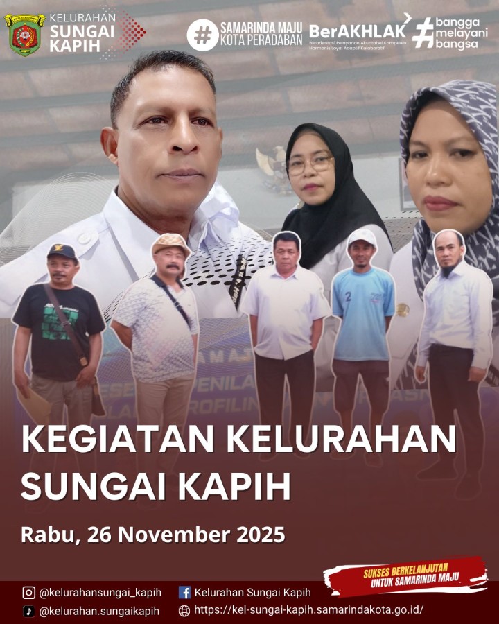 Kegiatan Kelurahan Sungai Kapih, Rabu 26 November 2025