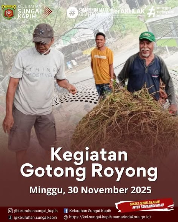 Kegiatan Kelurahan Sungai Kapih, Minggu 30 November 2025