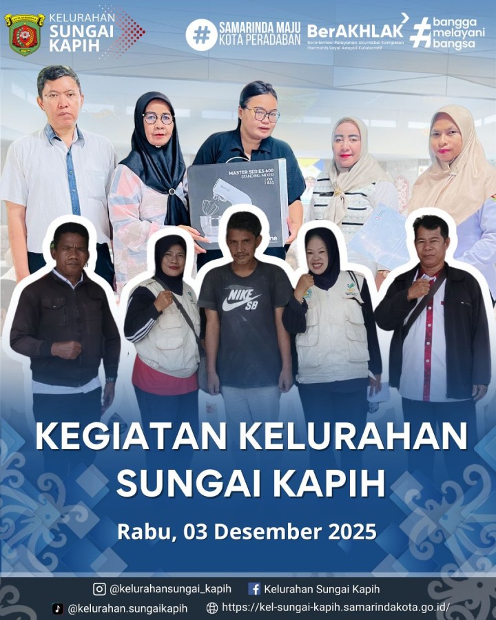 Kegiatan Kelurahan Sungai Kapih, Rabu 3 Desember 2025