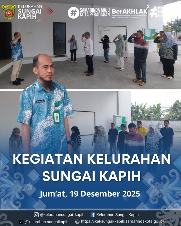 Kegiatan Kelurahan Sungai Kapih, Jumat 19 Desember 2025