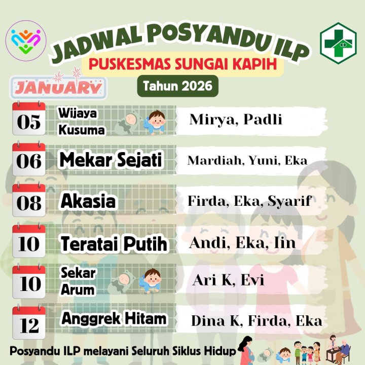 JADWAL POSYANDU ILP TAHUN 2026