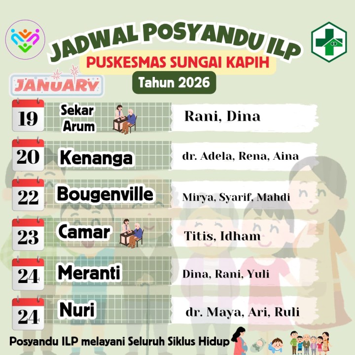 JADWAL POSYANDU ILP TAHUN 2026