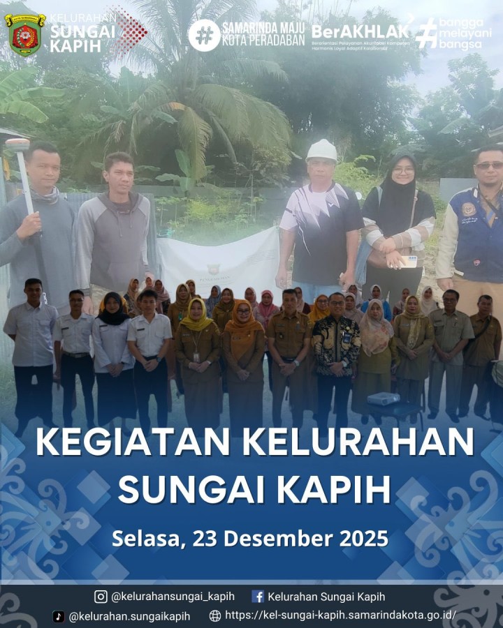 Kegiatan Kelurahan Sungai Kapih, Selasa 23 Desember 2025