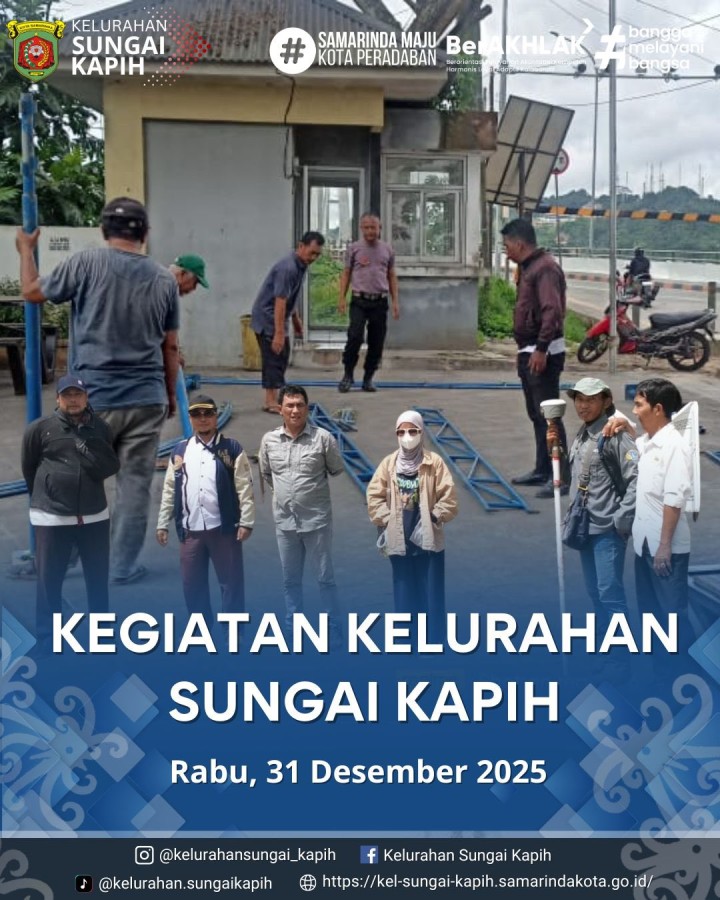 Kegiatan Kelurahan Sungai Kapih, Rabu 31 Desember 2025