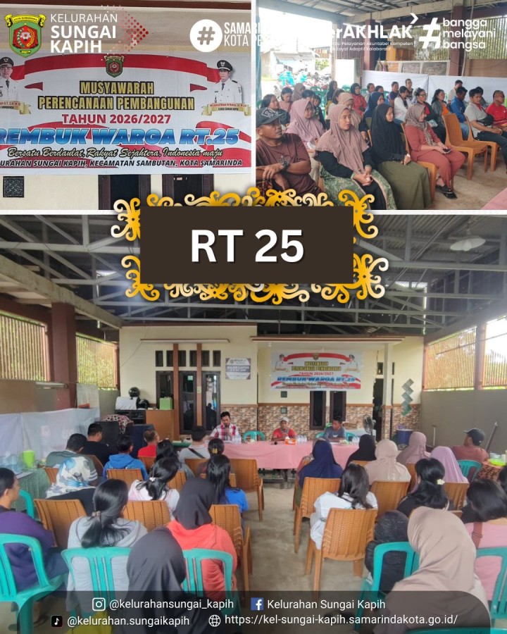 KEGIATAN KELURAHAN SUNGAI KAPIH (JUMÁT, 16 JANUARI 2026)