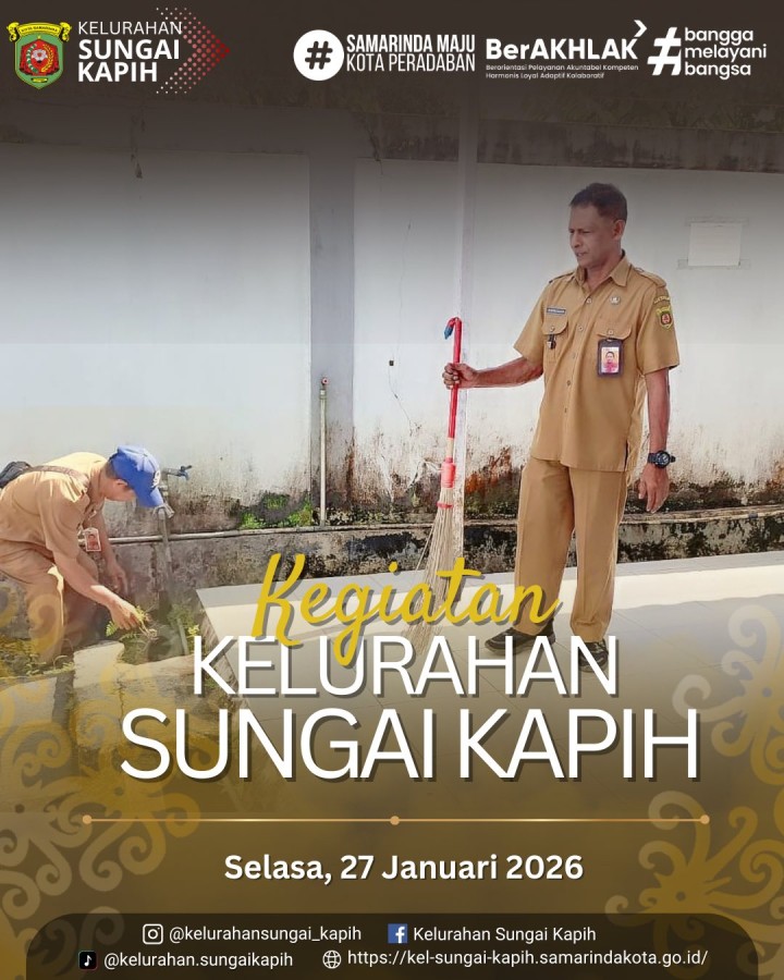 Kegiatan Kelurahan Sungai Kapih, Selasa 27 Januari 2026