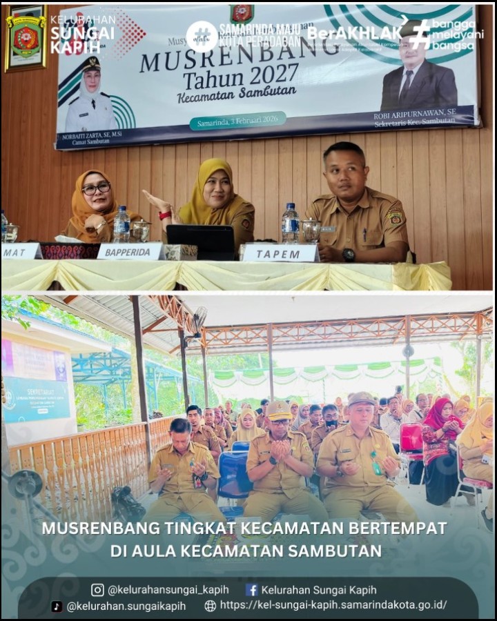 Kegiatan Kelurahan Sungai Kapih Selasa 3 Februari 2026