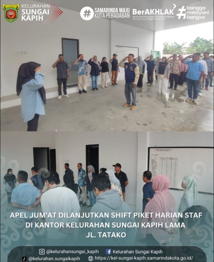 Kegiatan Kelurahan Sungai Kapih Jumat 6 Februari 2026