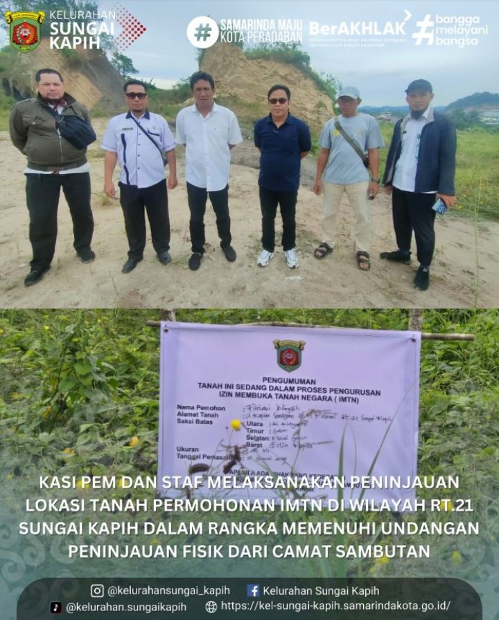 Kegiatan Kelurahan Sungai Kapih Rabu 11 Februari 2026