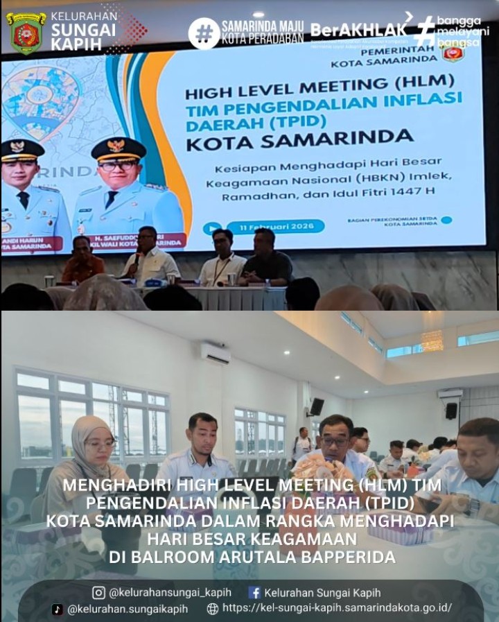 Kegiatan Kelurahan Sungai Kapih Rabu 11 Februari 2026