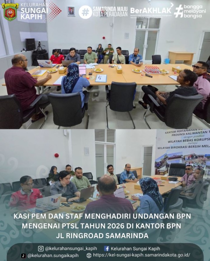 Kegiatan Kelurahan Sungai Kapih Jumat 13 Februari 2026