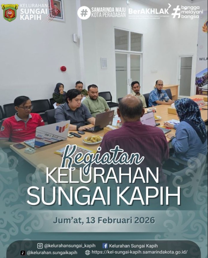 Kegiatan Kelurahan Sungai Kapih Jumat 13 Februari 2026