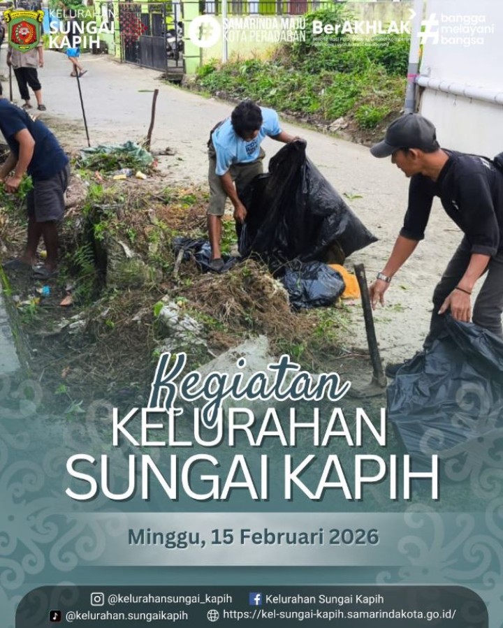 Kegiatan Kelurahan Sungai Kapih Minggu 15 Februari 2026