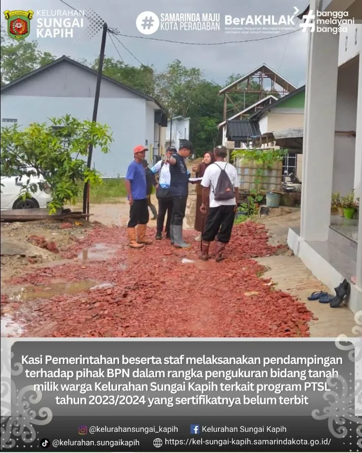 KEGIATAN KELURAHAN SUNGAI KAPIH
Hari/Tanggal: Jumat, 3 Juli 2026