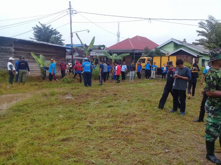 Kerja bakti persiapan lokasi Acara MTQ Tingkat Kota Samarinda 26 Januari 2018