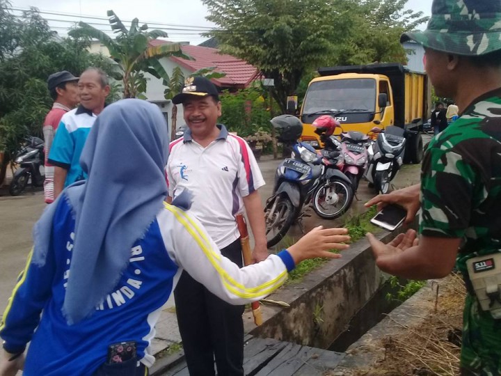 Kerja bakti persiapan lokasi Acara MTQ Tingkat Kota Samarinda 26 Januari 2018