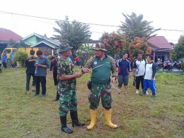 Kerja bakti persiapan lokasi Acara MTQ Tingkat Kota Samarinda 26 Januari 2018