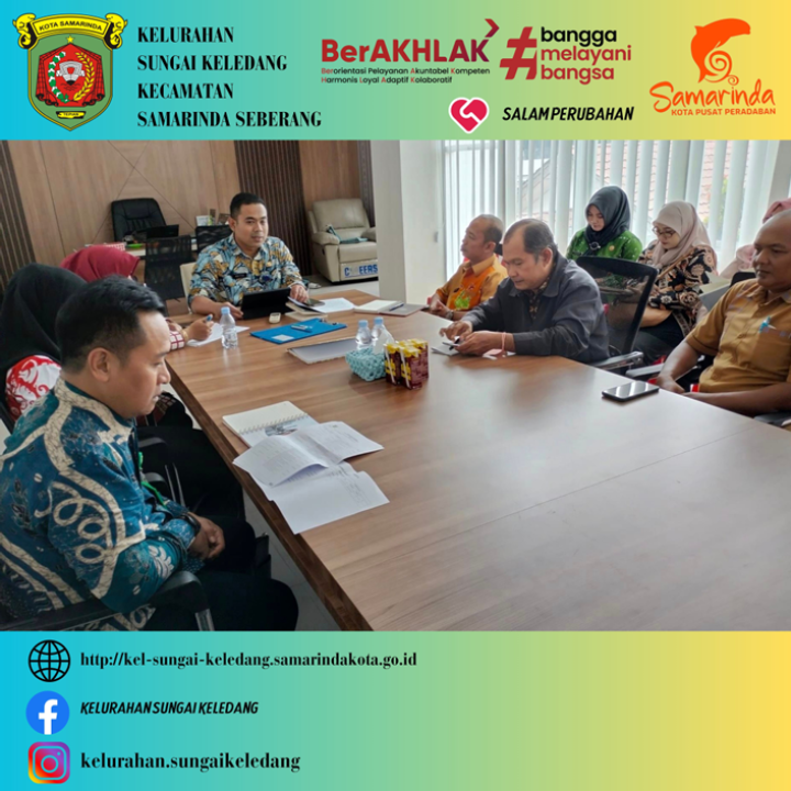 Hari : Kamis, 24 Agustus 2023 | Rapat Kordinasi Realisasi Probebaya | Di hadiri : Plh.Lurah Budi Sahjaya,SP, Kasi Ekbang & LH Hatta Mustafa A.