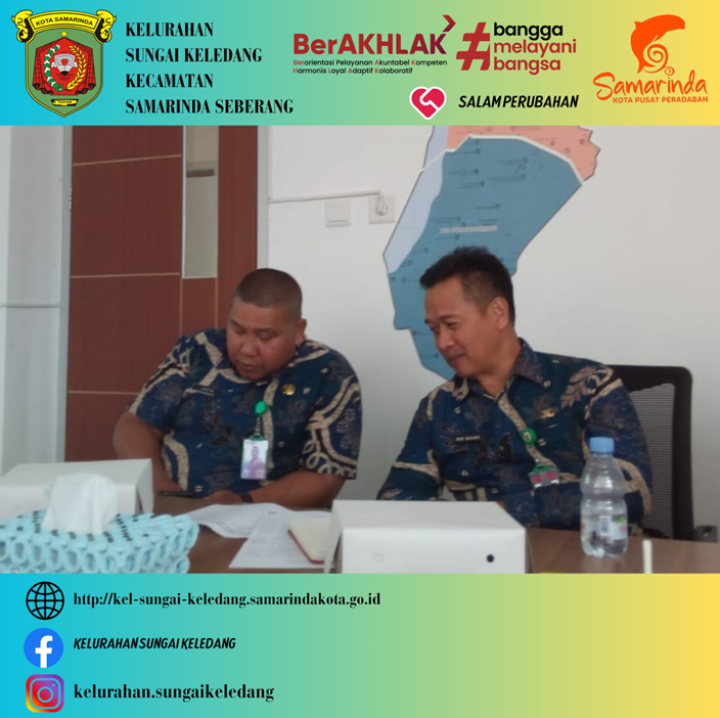 Hari : Kamis, 24 Agustus 2023 | Rapat Kordinasi Realisasi Probebaya | Di hadiri : Plh.Lurah Budi Sahjaya,SP, Kasi Ekbang & LH Hatta Mustafa A.