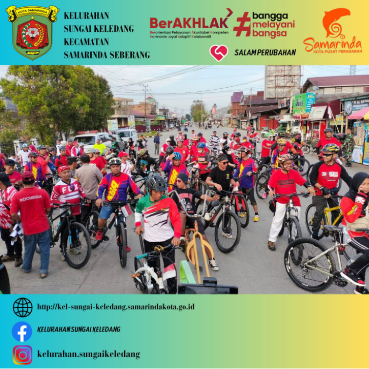 Menghadiri Acara Fun Bike Exhibition yang diadakan oleh Kecamatan Samarinda Seberang dalam rangka memeriahkan HUT RI Ke 78 tahun.
