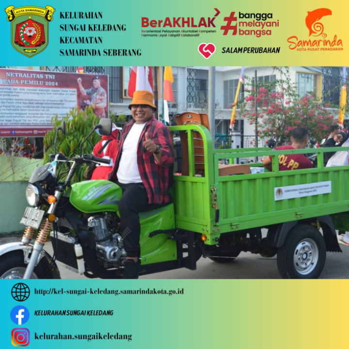 Menghadiri Acara Fun Bike Exhibition yang diadakan oleh Kecamatan Samarinda Seberang dalam rangka memeriahkan HUT RI Ke 78 tahun.