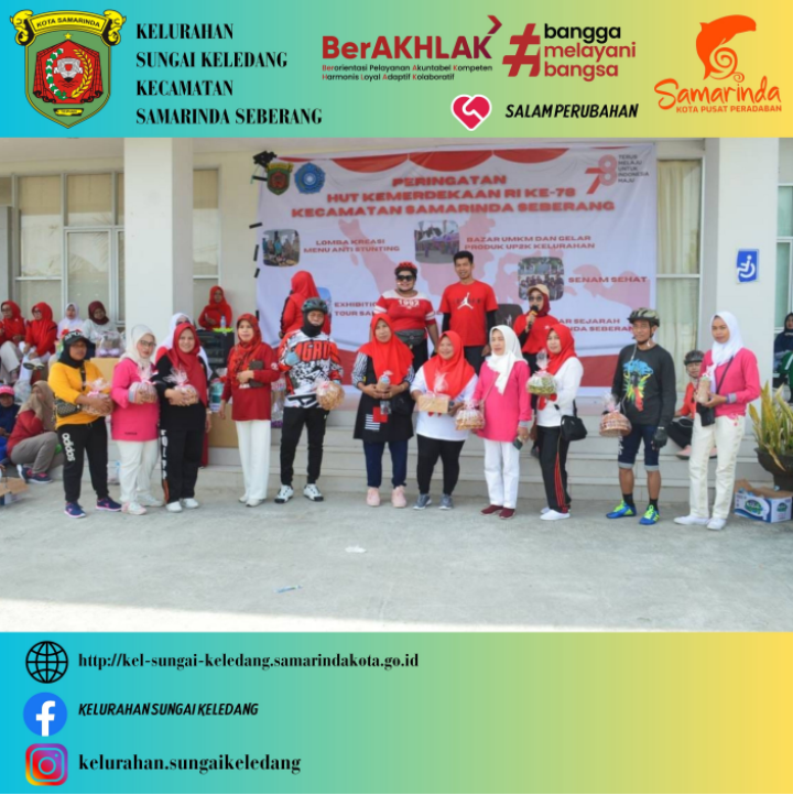 Menghadiri Acara Fun Bike Exhibition yang diadakan oleh Kecamatan Samarinda Seberang dalam rangka memeriahkan HUT RI Ke 78 tahun.