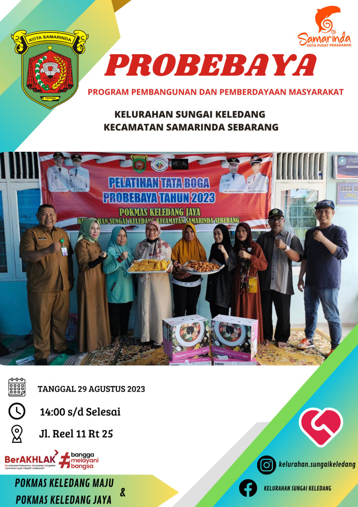 Probebaya Bidang Pemberdayaan Dalam Pelatihan Keterampilan Tata Boga & Tata Rias.