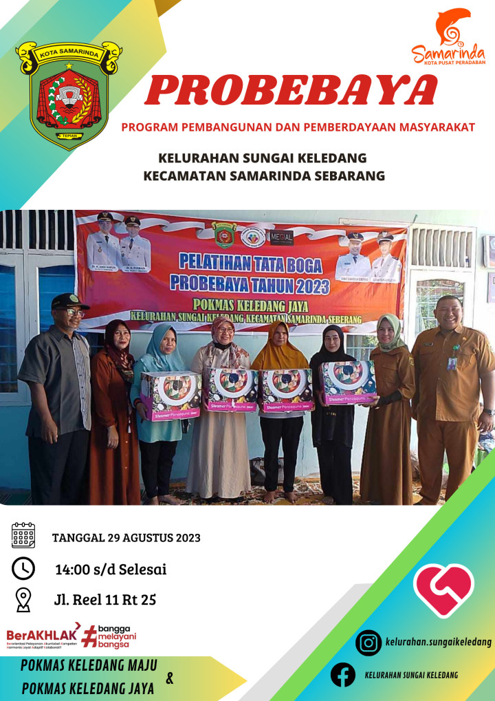 Probebaya Bidang Pemberdayaan Dalam Pelatihan Keterampilan Tata Boga & Tata Rias.