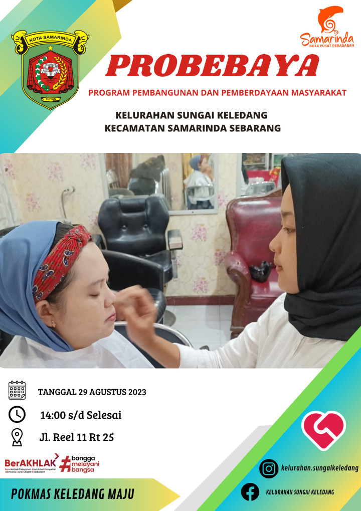 Probebaya Bidang Pemberdayaan Dalam Pelatihan Keterampilan Tata Boga & Tata Rias.