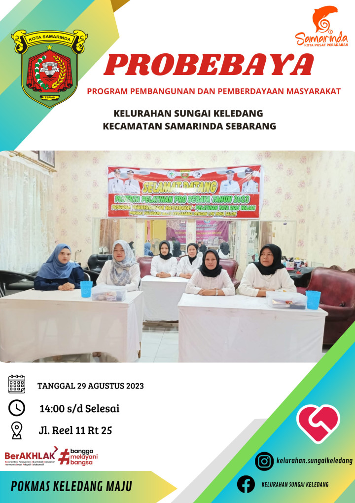 Probebaya Bidang Pemberdayaan Dalam Pelatihan Keterampilan Tata Boga & Tata Rias.