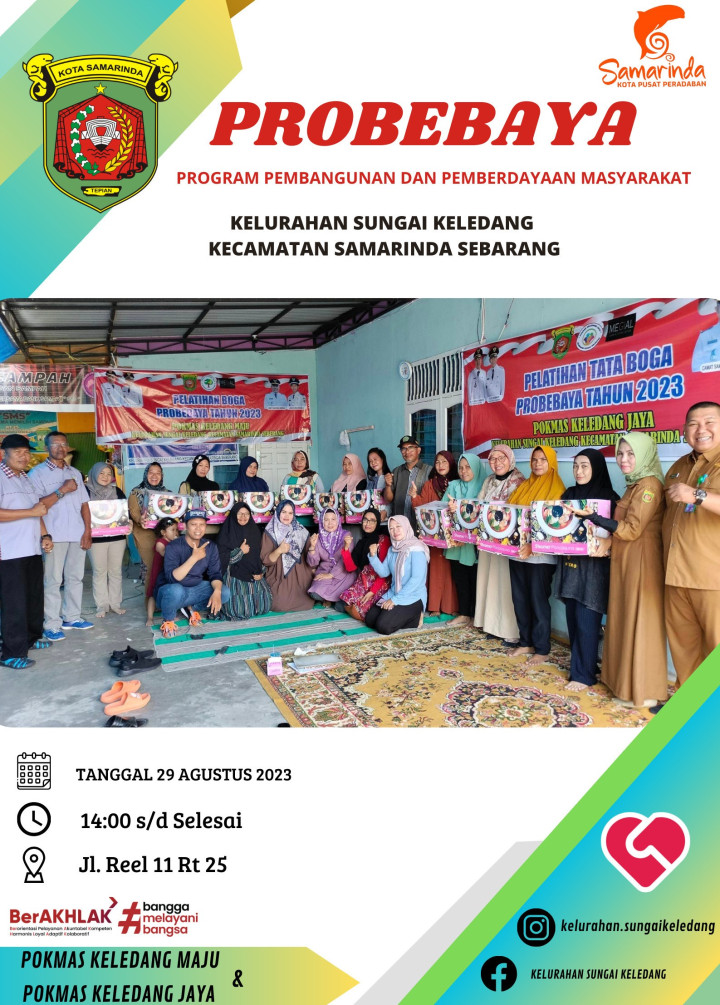 Probebaya Bidang Pemberdayaan Dalam Pelatihan Keterampilan Tata Boga & Tata Rias.