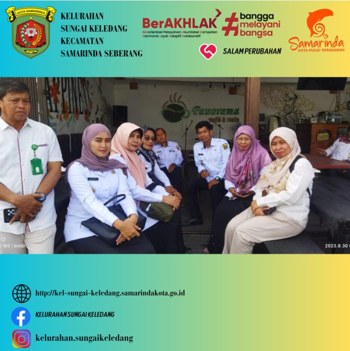 Menghadiri  Rakor Lurah Terkait Operasi Pasar dan  Susur Sungai Mahakam