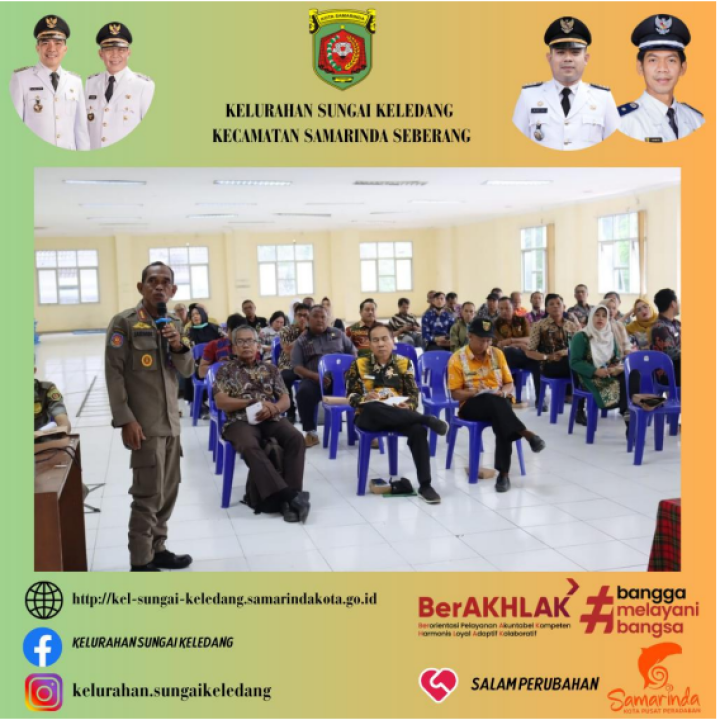 Rapat Kordinasi Pembinaan Satlinmas Menghadapi Pemilu Tahun 2024