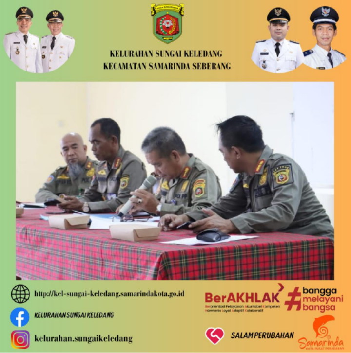 Rapat Kordinasi Pembinaan Satlinmas Menghadapi Pemilu Tahun 2024