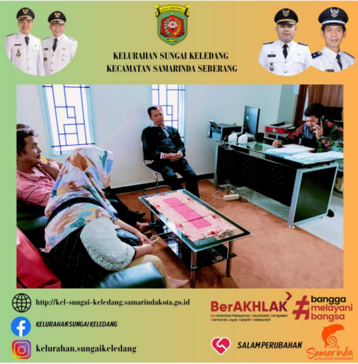 Audiensi Dengan Warga Yang Terdampak Tanah Longsoran Di Perum Keledang Mas Baru