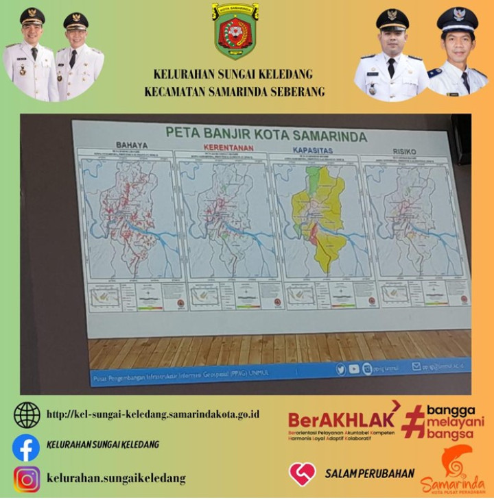 Menghadiri Sosialisasi Dokumen Kajian Risiko Bencana (KRB) Kota Samarinda Tahun 2022-2026