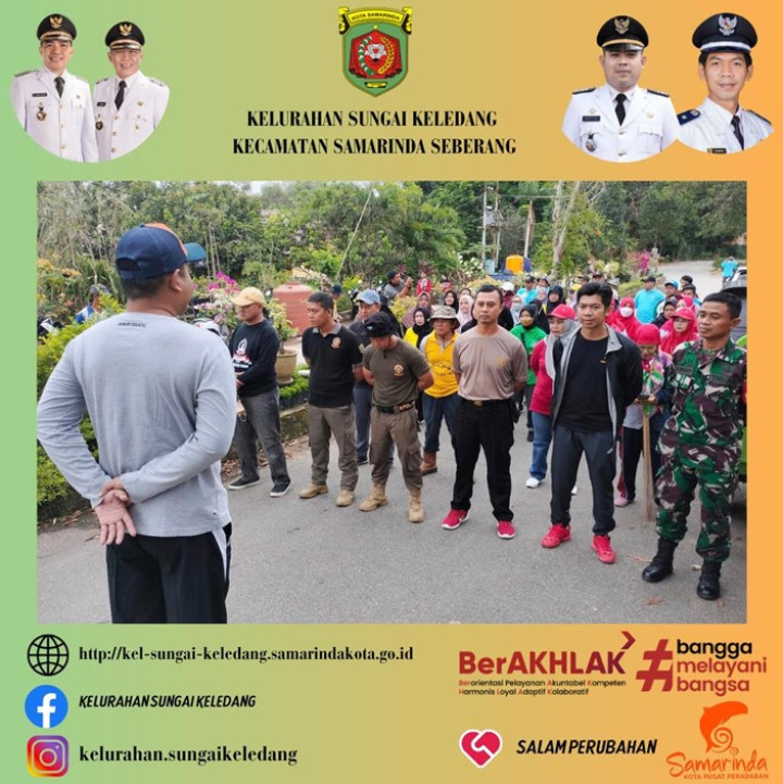 Kegiatan Gotong Royong  Pungut Sampah Di Lokasi Jln.Apt.Pranoto.