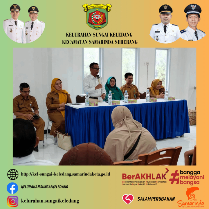 Penyerahan Donasi Telur Untuk Anak Stunting Oleh Ketua TP PKK Kota Samarinda Ibu Hj.Rinda Wahyuni Andi Harun Bersama Ketua TWAP Syaparudin S.Sos.