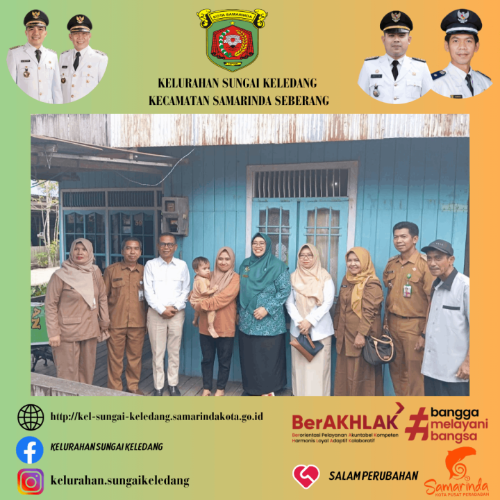 Penyerahan Donasi Telur Untuk Anak Stunting Oleh Ketua TP PKK Kota Samarinda Ibu Hj.Rinda Wahyuni Andi Harun Bersama Ketua TWAP Syaparudin S.Sos.