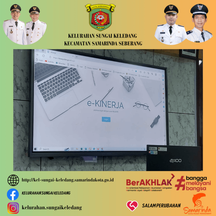 Kegiatan Sosialisasi e-kinerja Badan Kepegawaian Negara Di Lingkungan Pemerintah Kota Samarinda