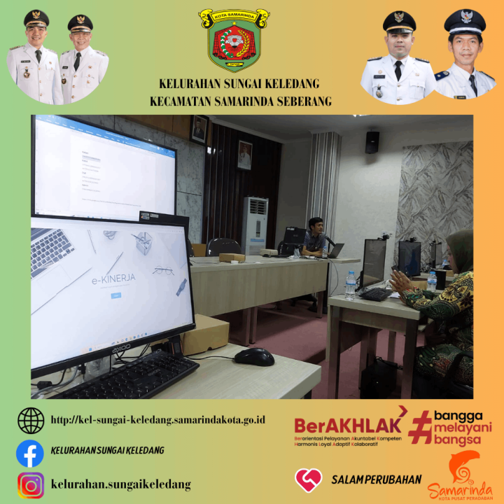 Kegiatan Sosialisasi e-kinerja Badan Kepegawaian Negara Di Lingkungan Pemerintah Kota Samarinda