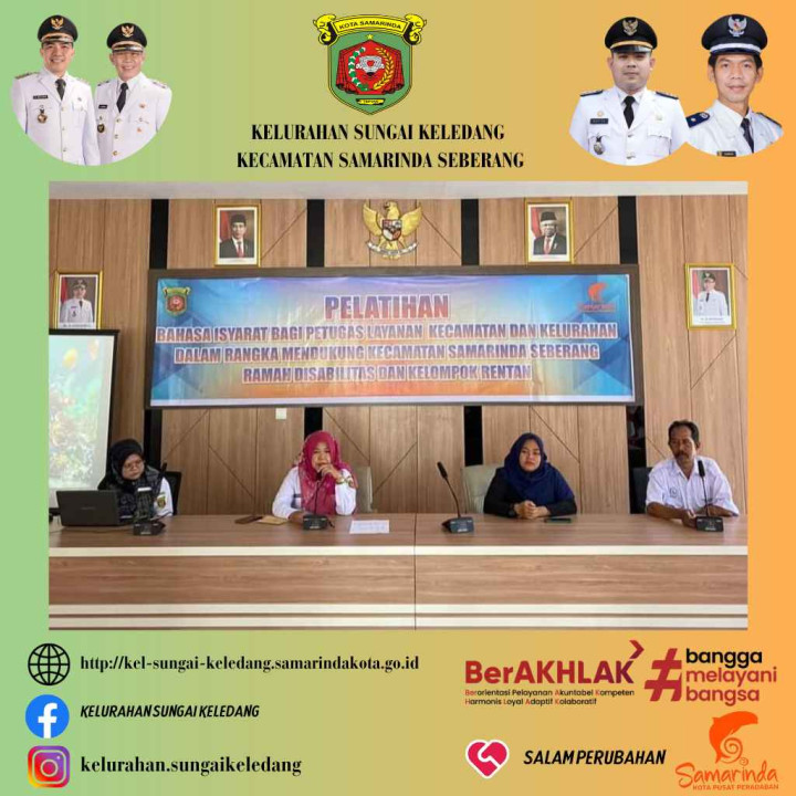 Penutupan Pelatihan Bahasa Isyarat