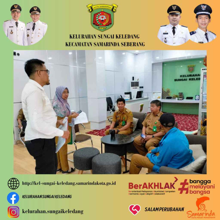 Mendampingi Tim Penilai Adipura DLH Kota Samarinda & Jajaran Kecamatan Samarinda Seberang.