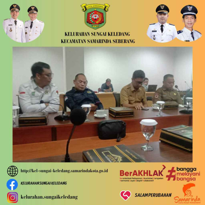 Menghadiri Rapat Dengar Pendapat Tentang Tindak Lanjut Penanganan Longsor Di Perumahan Keledang Mas Baru.