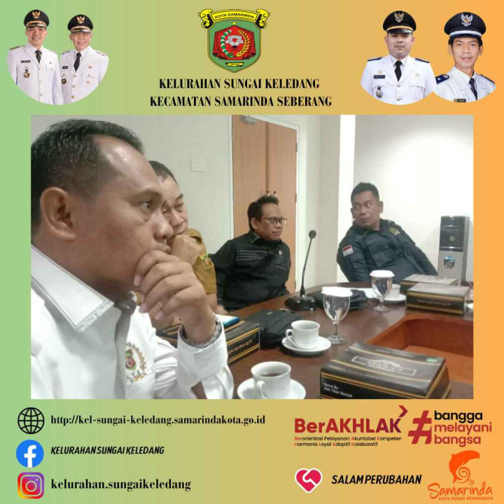 Menghadiri Rapat Dengar Pendapat Tentang Tindak Lanjut Penanganan Longsor Di Perumahan Keledang Mas Baru.