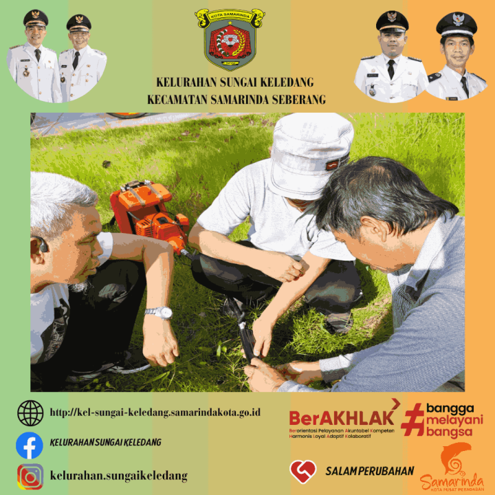 Kegiatan Gotong Royong Di Lingkungan RT Kel.Sungai Keledang