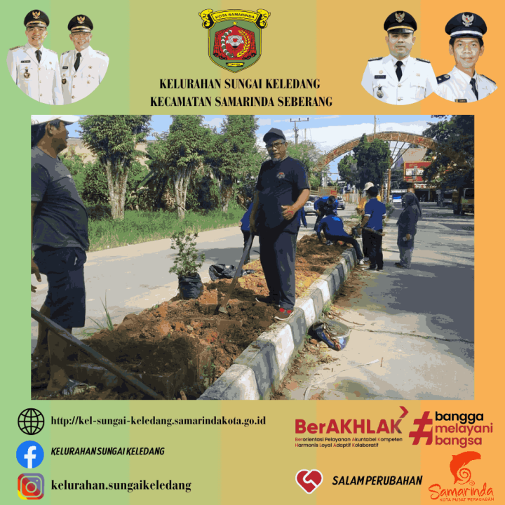 Kegiatan Gotong Royong Di Lingkungan RT Kel.Sungai Keledang